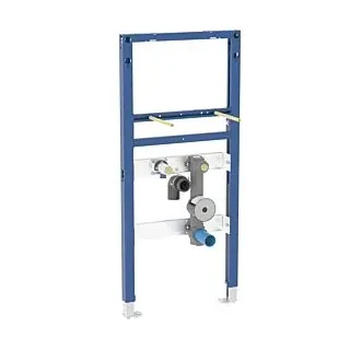 Geberit Duofix Waschtisch-Element 111077002 BH 112 cm, Standarmatur, mit einer Wasserzählerstrecke
