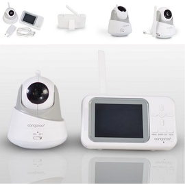 Cangaroo Babyphone Focus BM-280, Kamera, 3,5' LCD-Farbdisplay, Temperaturanzeige weiß