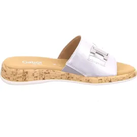 Gabor Pantolette silber, 40-40,5