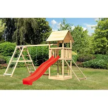 Karibu Klettergerüst Lotti Holz Rot