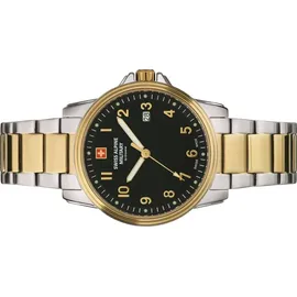 Swiss Alpine Military by Grovana Herrenuhr 7011.1147 - Silber