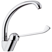 F-Typ Wasserhahn Waschtischmischer Verchromter Wasserhahn Extended Lever Disabled Mobility