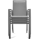 GRASEKAMP Hochlehner-Set Sol 4 teilig aus Aluminium