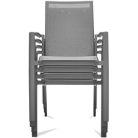 GRASEKAMP Hochlehner-Set Sol 4 teilig aus Aluminium