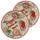 Mambocat Pizzateller Rom 33 cm rot 2er Set