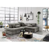 Set One by Musterring Ecksofa SO 4100 mit komfortablen Federkern und Kopfteilverstellung, wahlweise mit Bettfunktion und Sitztiefenverstellung, L-Form braun
