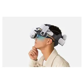 Bobovr M3 Pro Kopfband Akku Weiß/Schwarz für Oculus Quest 3