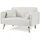 [en.casa] Couch Cord 2-Sitzer Beige