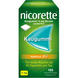Nicorette Kaugummi freshfruit 4 mg Nicotin
