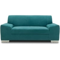 DOMO. collection Sofa Alisson, 2er Couch, 2-Sitzer, 2er Garnitur, Polstergarnitur 164 x 83 x 75 cm (BxTxH), in türkis