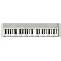 Casio Casiotone CT-S1-76WE Piano-Keyboard mit 76 anschlagdynamischen Tasten, 61 Sounds, weiß