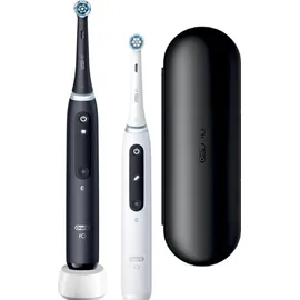 Oral B iO5 DUO elektrische Zahnbürste, + Etui Black & White 2 St.
