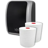 Blanc HYGIENIC SET: Handtuchrollenspender SENSOR, berührungslos, Blanc Cosmos verschied.