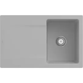 Villeroy & Boch Siluet 45 rechts Einbauspüle keramik steam Handbetätigung 800 x 510 mm