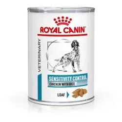 Royal Canin Veterinary Sensitivity Control Huhn mit Reis Hunde-Nassfutter 2 Paletten (24 x 410 g)