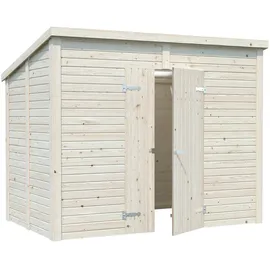Palmako Leif Gerätehaus 273 x 170 cm Transparent Tauchgrundiert