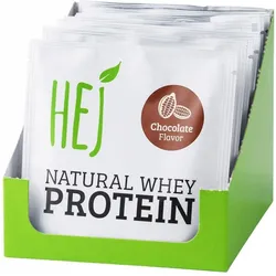 HEJ Natural Natural Whey Protein (12x30g) Chocolate EINHEITSFARBE 0.38 kg