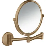 Hansgrohe Rasierspiegel Axor Universal Circular Wandmontage, brushed bronze