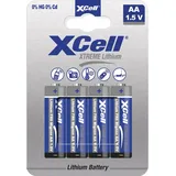 XCell AA, Mignon Lithium Batterie, XTREME Lithium Batterie FR6, L91 1,5V 4er Blister