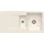 Villeroy & Boch Siluet 60 R flat crema Keramikspüle Excenterbetätigung 980 x 490 mm