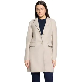 Betty Barclay Wollmantel mit Reverskragen Offwhite melange, 40