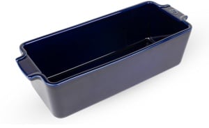 Peugeot Backform APPOLIA Keramik, 31 x 11 x 9 cm, Qualitativ hochwertige Kuchenform für optimale Backergebnisse, Farbe: blau