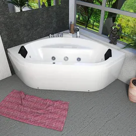 AcquaVapore Eckbadewanne 140 x 140 cm (W20-TH-SC)