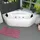 AcquaVapore Eckbadewanne 140 x 140 cm (W20-TH-SC)