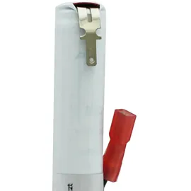 AccuCell Ersatz-Akku ideal passend für den RZB 71107840 Akku für Notleuchten, Notstromleuchten mit 3,6 Volt und 860mAh L1x3 Mignon AA mit Fastonstecker 2,8mm +Pol und 110mm Kabel und Faston-Buchse 2,8mm -Pol