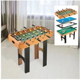 Homcom 4-in-1 Multispieltisch mit Tischfußball Tischhockey Tischtennis Billard