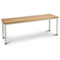 Ceha Garderoben-Sitzbank 120 cm mit Holzleisten