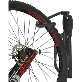 Relaxdays Fahrrad Wandhalterung 2er Set schwarz