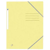 Oxford Eckspanner A4 Karton pastellgelb Top File+