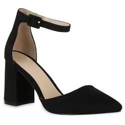 Damen Spitze Pumps in Schwarz