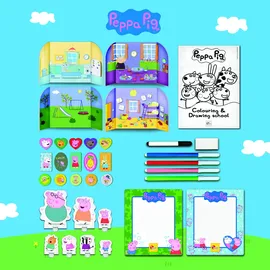 Lisciani 95841 - Peppa Wutz Mal- und Zeichenschule mit Rucksack