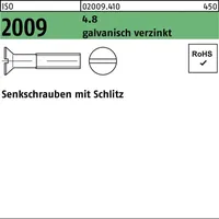 F. REYHER Nchfg. GmbH & Co. KG Senkschraube ISO 2009 Schlitz M3 x 6 200 Stück