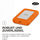 LaCie Rugged 4 TB USB 3.0 orange/silber STFR4000800