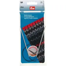 Prym Rundstricknadel 40 cm 3 mm silberfarbig 3 St.