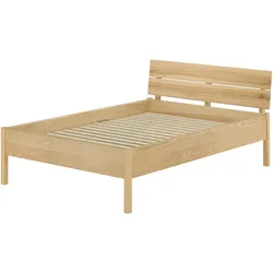 Erst-Holz Metallfreies Holzbett Eschenholz mit Rost 140x200 V-60.90-14K