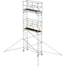 Günzburger Munk Rollgerüst SG 0,75 x 2,45 m mit Ausleger Plattformhöhe 5,59 m