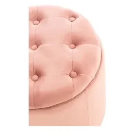 CLP Sitzhocker Pantin Samt pink