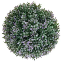 Mendler Künstlicher Busch HWC-L77, Buchskugel Dekopflanze Buchsbaumkugel Kunstpflanze Buxus,