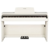 Fame DP-3000 E-Piano mit Hammermechanik, anschlagdynamischen 88 Tasten, voller Klavierklang, 20 Orchesterklangfarben, 128-fache Polyphonie, wertiges Gehäuse mit Deckel und Konsolen, Digital Piano