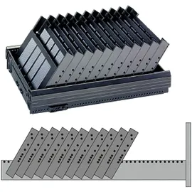 hettich marketing u. vertriebs Hettich, Formularablage eb 380/392 mm Set 6 Alu-finish