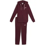 Puma Damen Metallic Hooded Sweat Suit Fl Op Strickanzüge, Rubinschimmer, XS EU