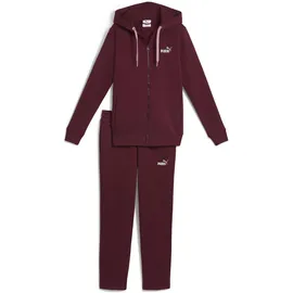 Puma Damen Metallic Hooded Sweat Suit Fl Op Strickanzüge, Rubinschimmer, XS EU