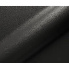 DeLife Freischwinger Yago-Flex mit Armlehnen Echt-Leder Schwarz Freischwinger flach Schwarz Taschenfederkern,