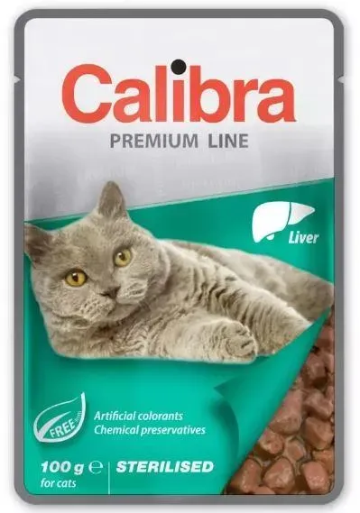 CALIBRA Cat Premium Sterilisierte Leber 100g Leber