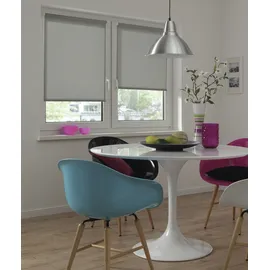 GARDINIA Seitenzugrollo 45 x 150 cm grau