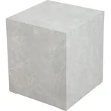 [en.casa] Ellelu Taupe Marmoroptik 45 x 40 x 40 cm